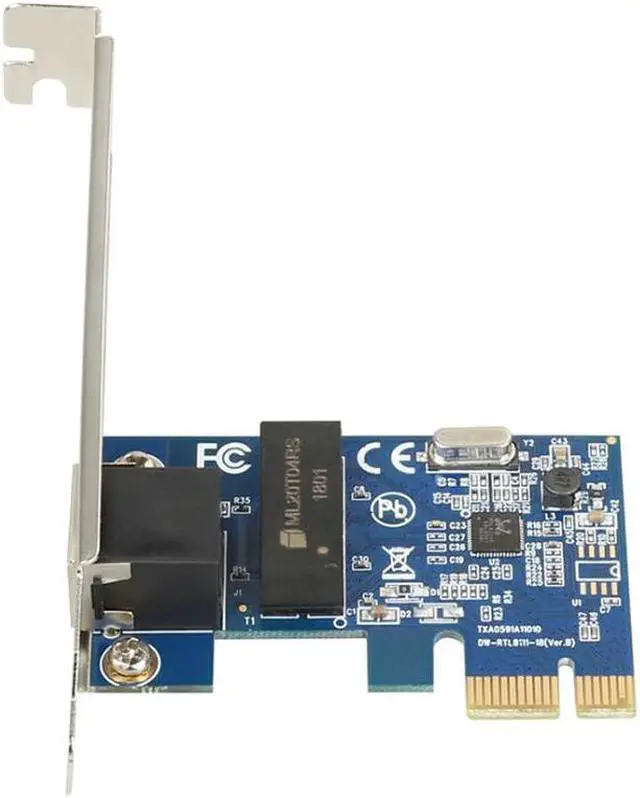 Main image of PCI Express 10/100/1000M Gigabit Lan Card with Realtek RTL8111F PCIe 1X Ethernet Network adapator