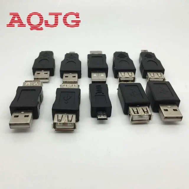 Alt view image 2 of 6 - USB 2.0 UN2F OTG 5pin F/M Changer Adapter Converter USB Male to Female Micro USB Adapter Power Bank Cable Imprimante Usb