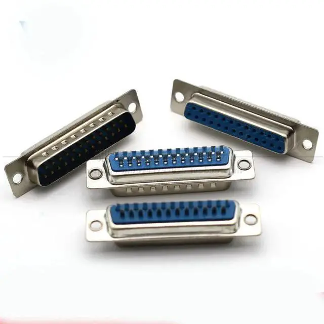 Alt view image 5 of 6 - 5PCS/LOT 25 Pin D-SUB DB25 Pin Male Female Solder Type Welding Connector