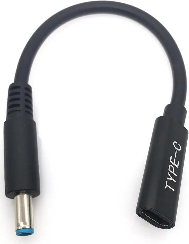 Alt view image 4 of 5 - Dc USB Type C USB C Female to 4.5*3.0 4.5x3.0mm with Pin Male Plug Converter Power Jack Connector Adapter for Hp Envy Ultrabook