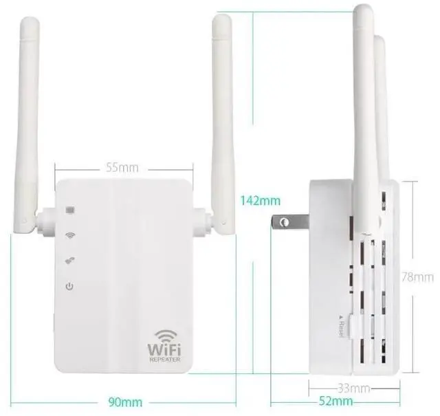 Alt view image 5 of 6 - Mini Wi-Fi Range Extender 300Mbps Wireless Repeater Router 2.4Ghz 802.11N wifi Repeater Signal Booster with AP Modes