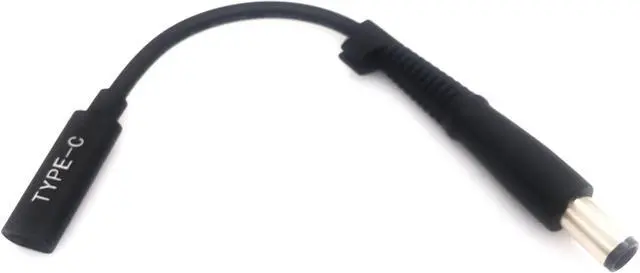 Main image of 7.4x5.0 mm with Pin Jack to USB Type C PD Power Adapter Converter DC Plug Connector Cable Cord  for Hp Laptop Charger