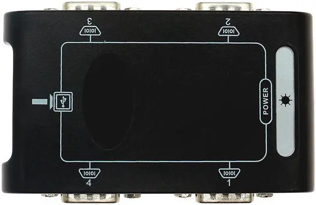 Alt view image 3 of 6 - Serial Adapter 4 port RS232 Serial DB9 COM to USB 2.0 Adapter Card rs232 to usb cable converter Industrial grade for POS system