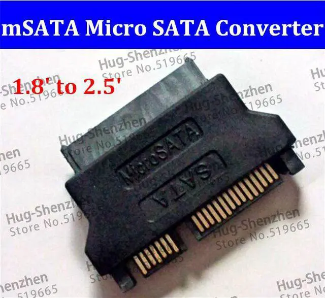 Main image of Brand  1.8` to 2.5` SSD mSATA micro SATA to SATA converter adapter  micro sata cable