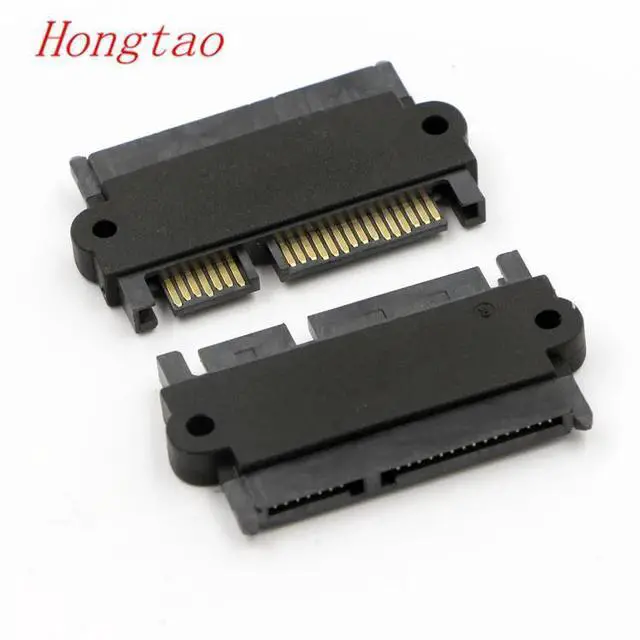 Alt view image 2 of 6 - SATA 22P 7+15 Pin Male Plug To SATA 22Pin 7+15 Female Jack Convertor Adapter  wholesale