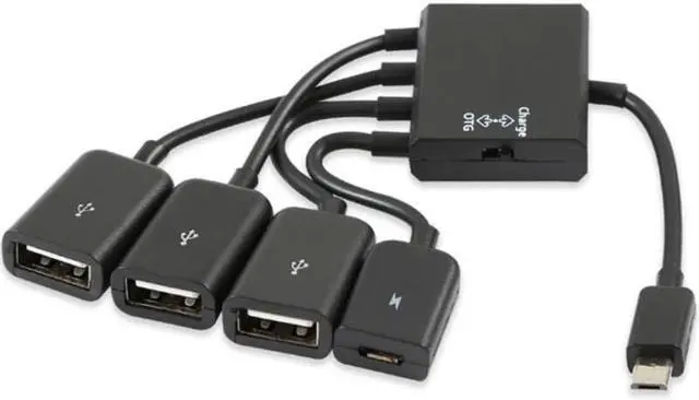 Alt view image 5 of 5 - Type-C USB Adapter OTG Cable USB C 3.0 2.0 Male to USB Micro Female Adapter USB Hub for Samsung Xiaomi Huawei