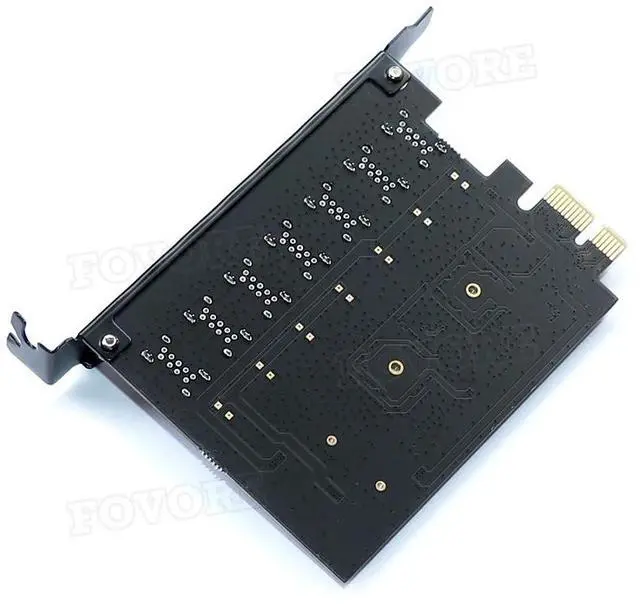 Alt view image 6 of 6 - USB PCIe adapter 7 port  USB 3 Hub PCI e adapter PCI express USB3 controller USB3.0 PCI-e expansion board card for Desktop
