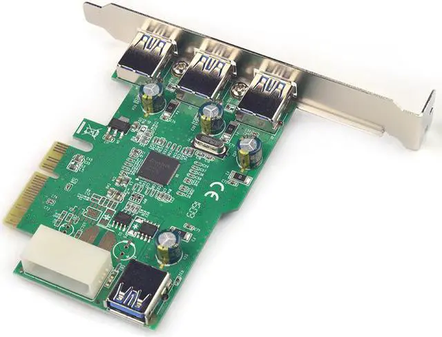 Alt view image 3 of 6 - USB 3.0 PCI-e expansion Card PCIe USB3.0 adapter 3 external + 1 internal USB PCI express converter Support charging etron chip