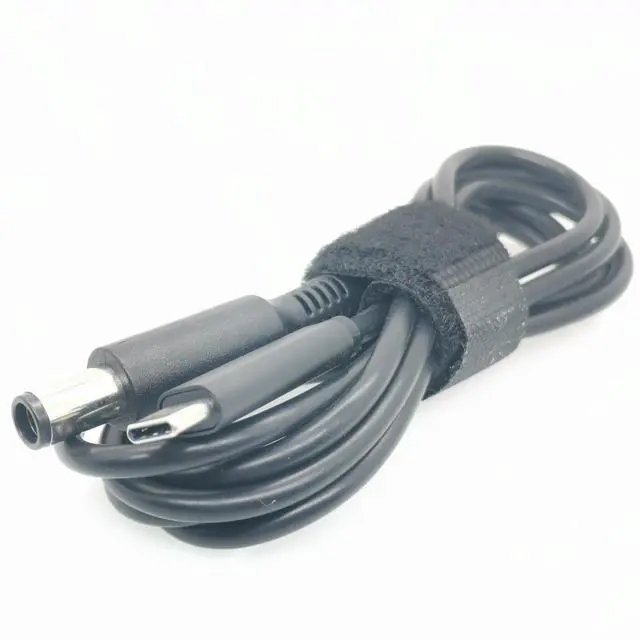 Alt view image 2 of 5 - USB Type C PD Charging Cable for Dell Latitude 7.4*5.0mm DC Plug Connector Power Adapter Converter Laptop Charger Cable Cord