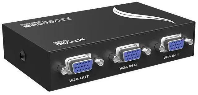 Main image of VGA Switch  2 input Port 1 output D-sub switcher PC Selector monitor share MT-VIKI Maituo 15-2CF