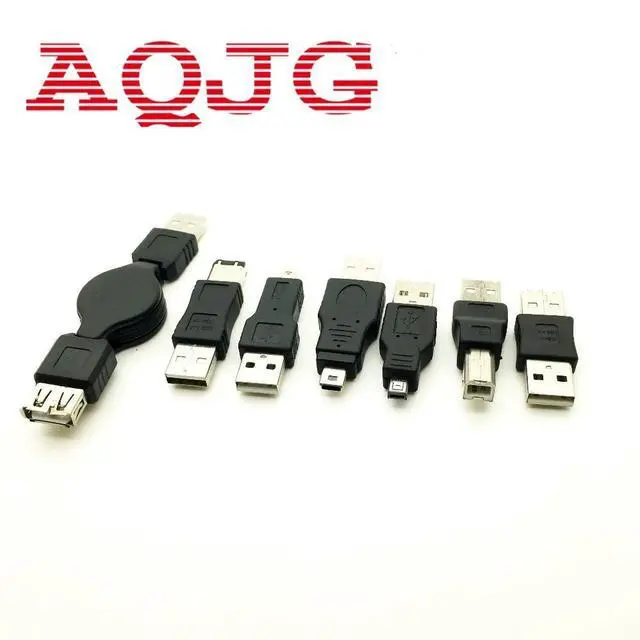 Alt view image 2 of 4 - Wholesale  Dropship  6 in 1 USB Adapter Travel Kit Cable to Firewire IEEE 1394