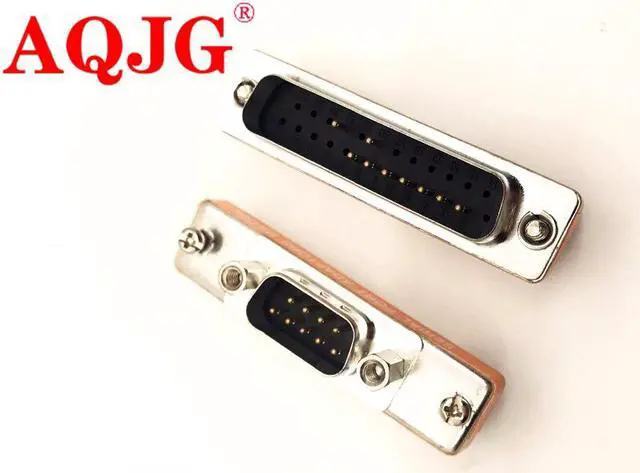 Alt view image 4 of 5 - DB9 DB25 Male to Male Adapter D9/D25 Serial Port Adaptor 9Pin/25Pin Male Connector 9P/25P Convert protect joint  cross jack