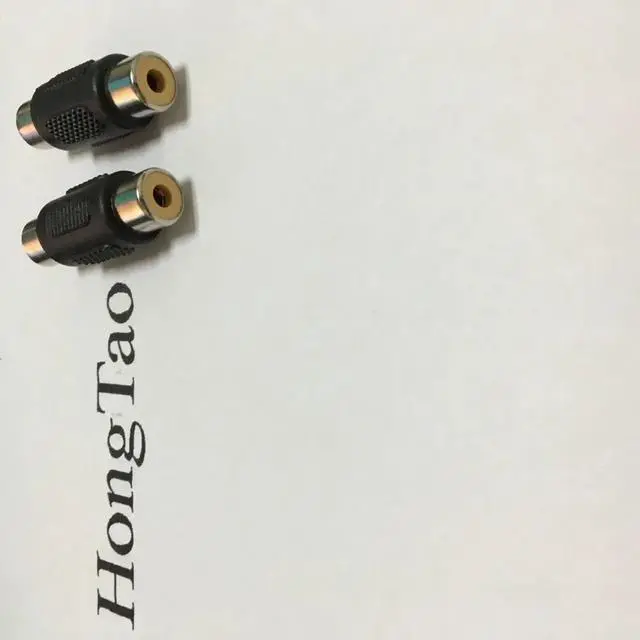 Alt view image 2 of 3 - 5pcs Audio Video RCA Female to Female Coupler Joiner Barrel Adapter