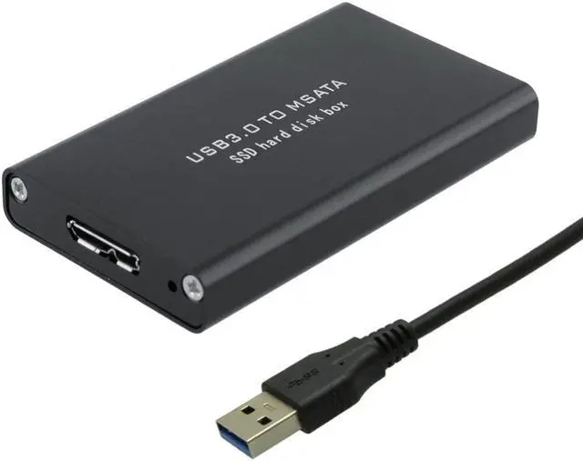 Main image of 5Gbps USB 3.0 to mSATA SSD Enclosure USB3.0 to mini-SATA Hard Disk adapter msata SSD External HDD Mobile Box