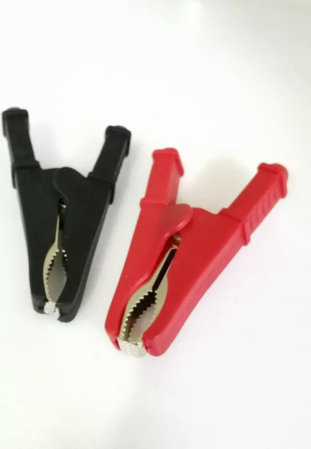 Alt view image 3 of 5 - 2mm Banana plug Cable Connector Crocodile Clip Insulated Alligator Clips Probe Battery Adapter Multimeter Pen Female Test Probe