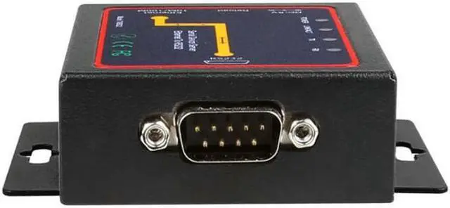 Alt view image 2 of 5 - RS232 to Ethernet Converter Industrial Single serial Device server port networking server connector