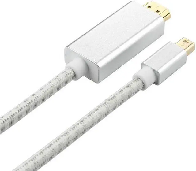 Alt view image 5 of 6 - 1080P 60Hz Mini DisplayPort (Thunderbolt) DP to HDMI-compatible  Cable Adapter for Mac Book, iMac, Mac Book Air, Mac Book Pro