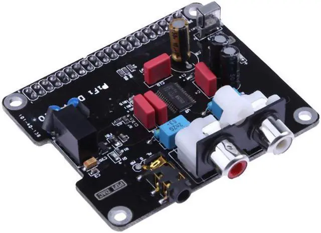 Alt view image 4 of 6 - Pcm5122 Hifi Dac Audio Sound Card Module I2S+Led Indicator for Raspberry Pi 2 B