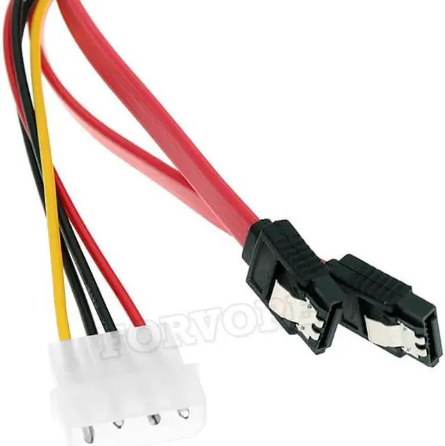 Alt view image 3 of 6 - Dual SATA to 2 Ports eSATA + 4 Pin IDE Power PCI Bracket Slot Cable