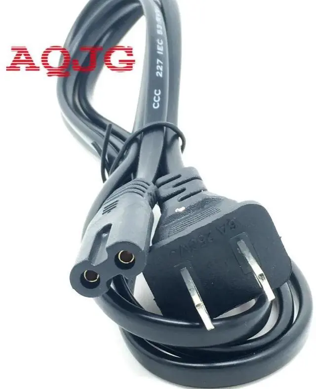 Alt view image 4 of 6 - US AC Power Cord cable For laptop adapter lead Adapter AC Cable 2 prong US Plug 1.5M For computer power Laptop