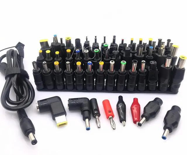 Alt view image 5 of 6 - Universal Laptop DC Power Supply Adapter Connector Plug AC DC conversion head Jack Charger Connectors Laptop Power Adapte