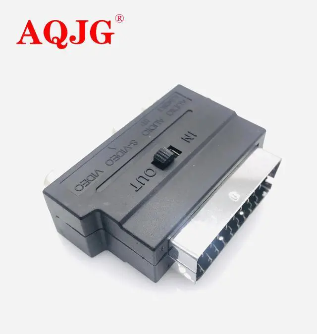 Alt view image 5 of 6 - RGB Scart to 3 RCA S-Video Adapter Composite RCA SVHS S-Video AV TV Audio For Video DVD Recorder TV Television Projector