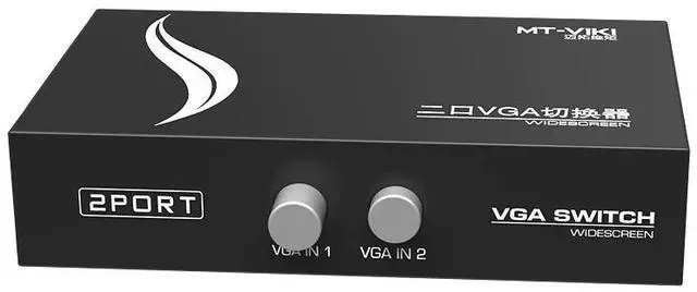 Alt view image 6 of 6 - VGA Switch  2 input Port 1 output D-sub switcher PC Selector monitor share MT-VIKI Maituo 15-2CF