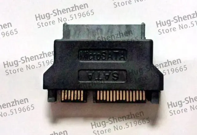 Alt view image 6 of 6 - Brand  1.8` to 2.5` SSD mSATA micro SATA to SATA converter adapter  micro sata cable