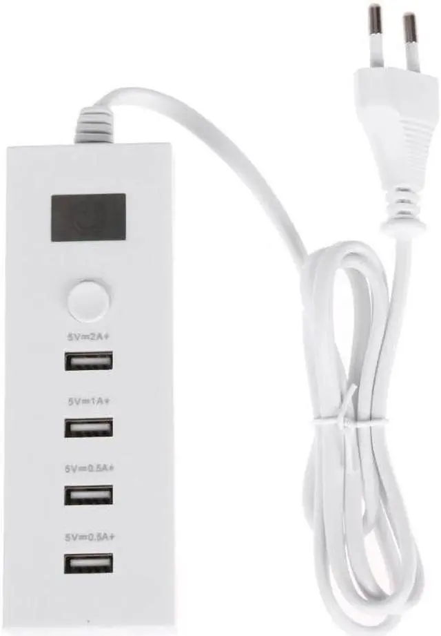 Main image of USB 4 Port Multifunction Charger Quick Charging 5V 2A Extension Socket EU US plug for phone tablet computers