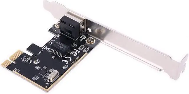 Alt view image 3 of 6 - 100M PCIE Network Card Realtek RTL8106  PCI Express  Ethernet Adapter RJ45 NIC for PC Laptop