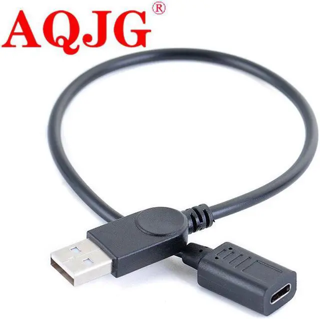 Main image of 27cm USB 2.0 male to Type-c Female For  Xiaomi Huawei mobile phone data charging extension cord A revolution type Type-c female