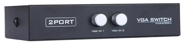 Alt view image 4 of 6 - VGA Switch  2 input Port 1 output D-sub switcher PC Selector monitor share MT-VIKI Maituo 15-2CF