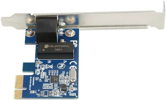 Alt view image 2 of 2 - PCI Express 10/100/1000M Gigabit Lan Card with Realtek RTL8111F PCIe 1X Ethernet Network adapator