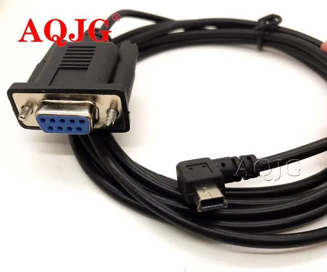 Alt view image 2 of 3 - 1.8M 6Ft DB9 Female Jack to USB mini 5 Pin Male RS232 Cable Adapter