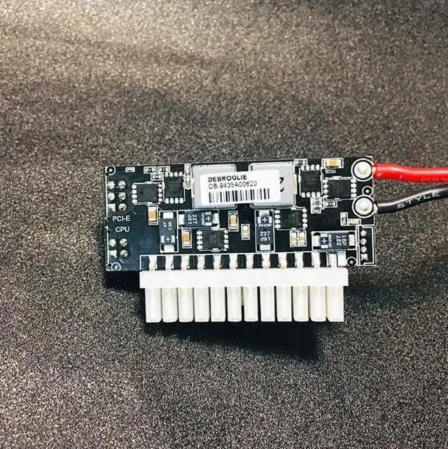 Alt view image 5 of 5 - PCI-E 6pin male Input DC 400W ATX-24pin Power Supply Module Swithc Pico PSU Mini ITX High DC-ATX power module ITX Z1