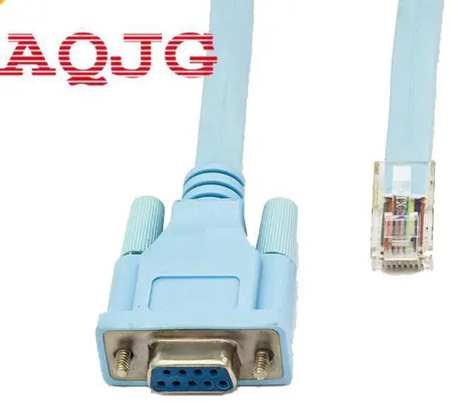 Alt view image 6 of 6 - 6FT Network RJ45 to RS232 COM Port Serial DB9 Female Router Console Cable Adapter Forcisco Huawei  Router COM