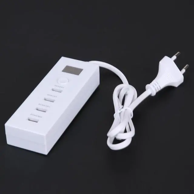 Alt view image 4 of 6 - USB 4 Port Multifunction Charger Quick Charging 5V 2A Extension Socket EU US plug for phone tablet computers