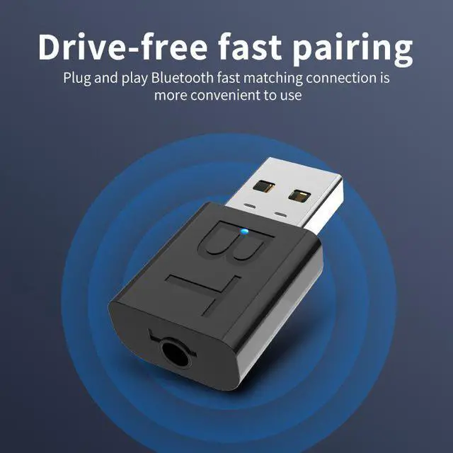 Alt view image 5 of 6 - Bluetooth Transmitter Wireless Bluetooth 5.0 Receiver Adapter As HIFI Stereo Audio Headphone Music Adapter For TV Car Speaker