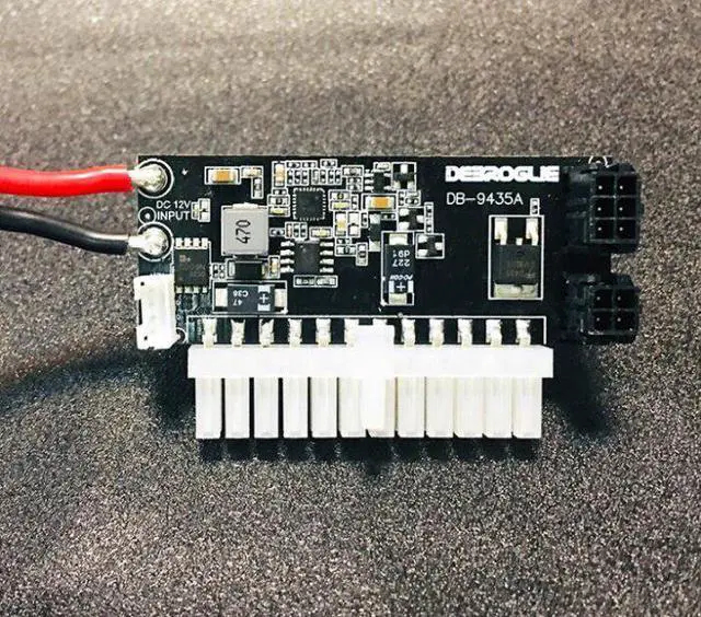 Alt view image 4 of 5 - PCI-E 6pin male Input DC 400W ATX-24pin Power Supply Module Swithc Pico PSU Mini ITX High DC-ATX power module ITX Z1