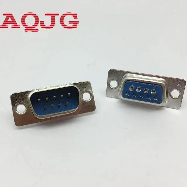 Alt view image 6 of 6 - 10pcs RS232 Parallel Serial Port DB9 9 Pin D Sub Male Solder Connector DB9 Socket Plug COM Adapter DB9 Female