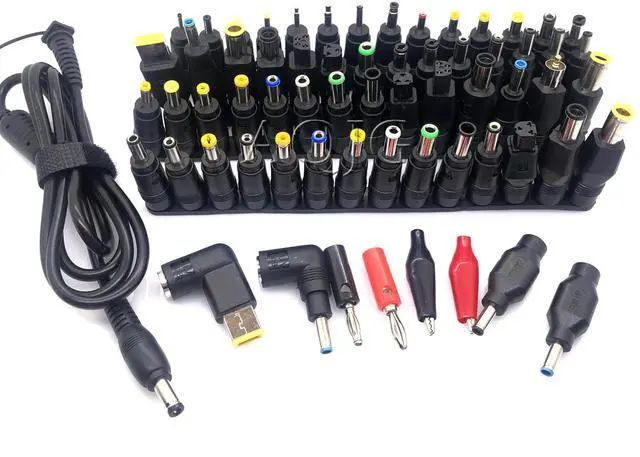 Alt view image 6 of 6 - Universal Laptop DC Power Supply Adapter Connector Plug AC DC conversion head Jack Charger Connectors Laptop Power Adapte