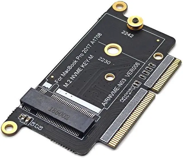 Main image of A1708 SSD Adapter NVMe PCI Express PCIE to NGFF M2 SSD Adapter Card M.2 SSD for Apple Macbook Pro Retina 13" A1708 2016 2017