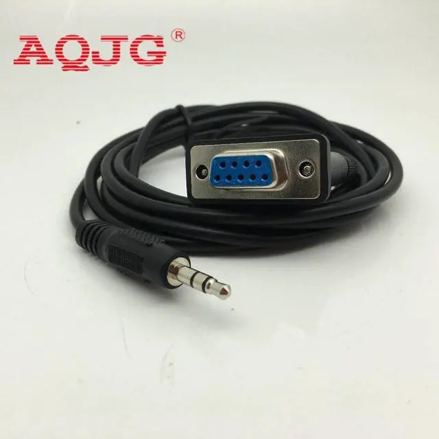 Alt view image 4 of 4 - RS232 DB9 9 PIN FEMALE TO 3.5MM  9 PIN RS232 DB9 FEMALE TO 3.5MM 3P MALE JACK ADAPTER SE  1.8M