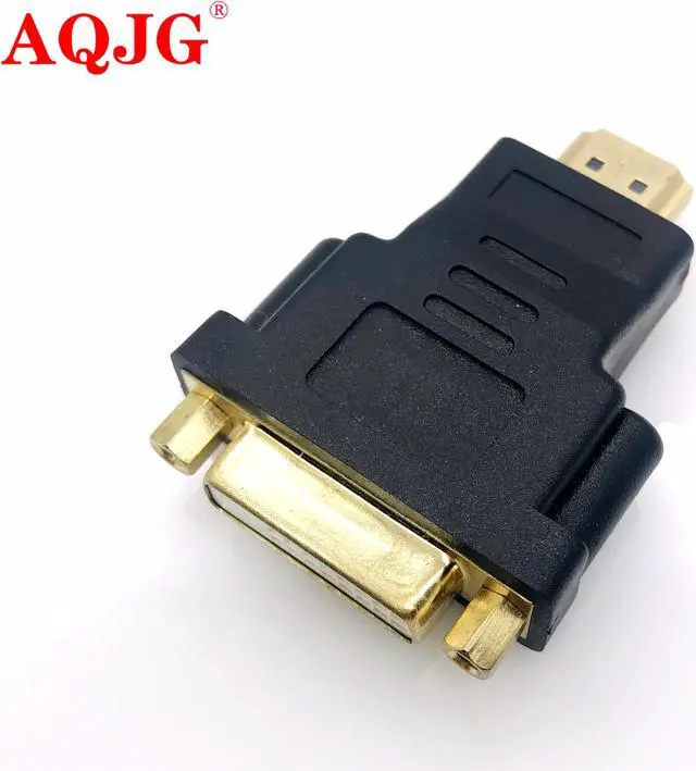 Alt view image 3 of 5 - 1080P Gold Plated DVI 24+5 Female to HDMI Male Converter Plug HDMI to DVI Convert Adapter For HDTV LCD PS3 PC NoteBook Connector