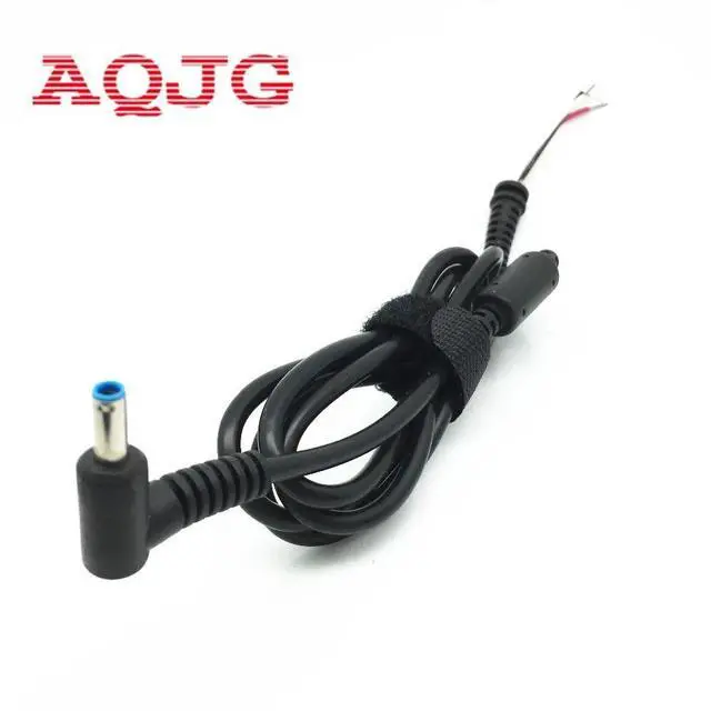 Alt view image 4 of 6 - DC Tip 4.5* 3.0 Power Plug Socket Connector with Cord/Cable  for DELL HP Laptop 1.2M Promotion Computer cable Black DC  19v 5pcs