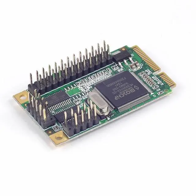 Alt view image 5 of 6 - PCIe Serial DB9 RS232 Parallel DB25 Adapter PCIe to 2 port Serial DB9 RS232 Parallel DB25 Adapter RS-232 PCI-e Converter Card
