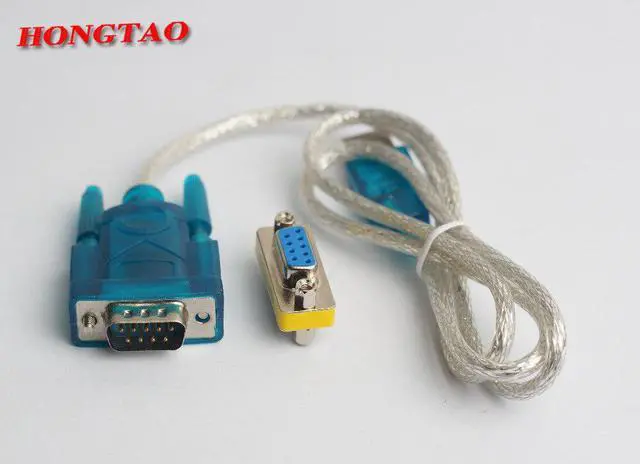 Alt view image 3 of 6 - Supports Windows 8 USB to RS232 cable and DB9 9pin Serial w/ Female Adapter No CD With DB9 female to female  0.8m For computer