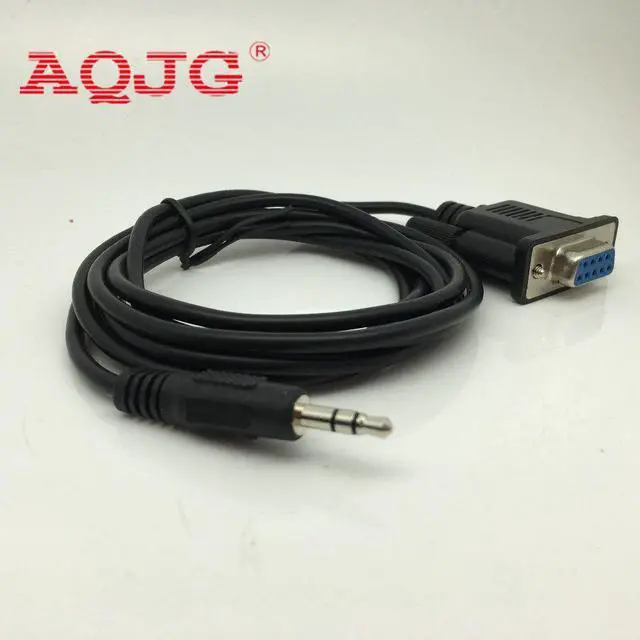Alt view image 3 of 4 - RS232 DB9 9 PIN FEMALE TO 3.5MM  9 PIN RS232 DB9 FEMALE TO 3.5MM 3P MALE JACK ADAPTER SE  1.8M