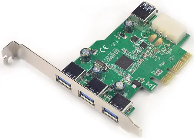 Main image of USB 3.0 PCI-e expansion Card PCIe USB3.0 adapter 3 external + 1 internal USB PCI express converter Support charging etron chip