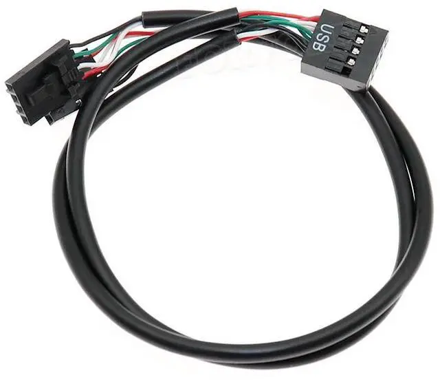 Alt view image 3 of 6 - 9Pin USB Header 1 To 4 Ports 9P male Extension Cable Desktop Motherboard 9-pin 1 To 4 Port Multiplier Card HUB Adapter